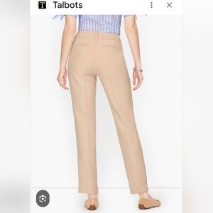 Talbots Hampshire Women's Tan Ankle Pants Size 6P